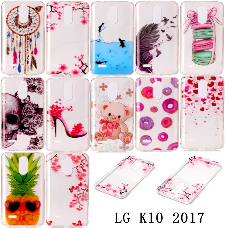 For LG K10 2017 M250 Silicone Case Animal Flower Anime Transparent Silicone TPU Back Cover Case for LG K10 2017 M250N X400 5.3
For LG K10 2017 M250 Silicone Case Animal Flower Anime Transparent Silicone TPU Back Cover Case for LG K10 2017 M250N X400 5.3
