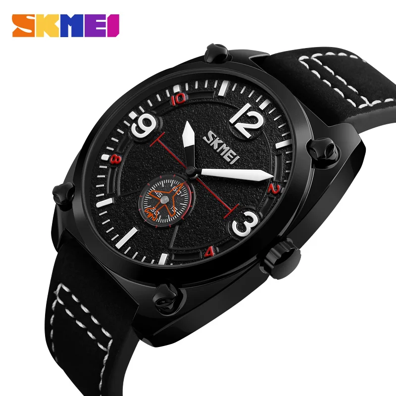 Skmei Men Fashion Quartz Watch Sport Outdoor Wristwatches Top brand Luxury Leather Band Watches Waterproof Relogio Masculino
Skmei Men Fashion Quartz Watch Sport Outdoor Wristwatches Top brand Luxury Leather Band Watches Waterproof Relogio Masculino