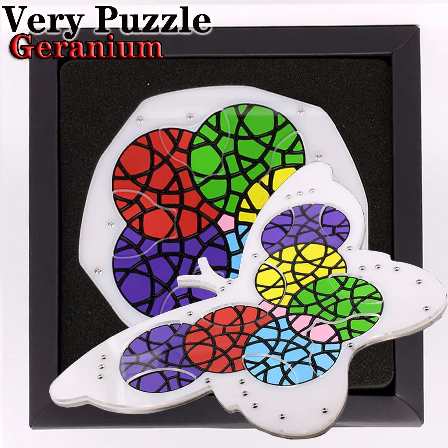 Magic cube puzlle VeryPuzzle Butterfly Geranium 6 rings Geranium V 5 Pocket Geranium 3 rings Collection must twist game gift toy
Magic cube puzlle VeryPuzzle Butterfly Geranium 6 rings Geranium V 5 Pocket Geranium 3 rings Collection must twist game gift toy