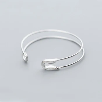 MloveAcc Solid Real 925 Sterling Silver Paperclip Cuff Bracelet Armband Bangles for Women Brand Bracelets Bangles Pulseiras
MloveAcc Solid Real 925 Sterling Silver Paperclip Cuff Bracelet Armband Bangles for Women Brand Bracelets Bangles Pulseiras