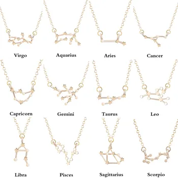 Chandler Star Zodiac Sign 12 Constellation Necklaces & Pendants Long Chain Necklace Choker Necklace For WomenHomme Femme Bijoux
Chandler Star Zodiac Sign 12 Constellation Necklaces & Pendants Long Chain Necklace Choker Necklace For WomenHomme Femme Bijoux