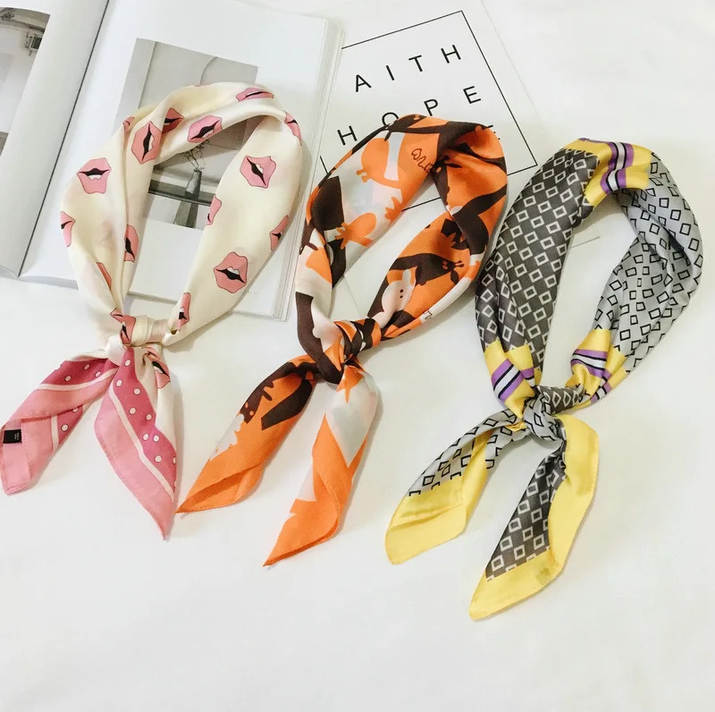 Yishine 70*70 CM New Women Multifunction Polyester Silk Scarf Sexy Lip Animal Prints Satin Small Square Wraps Scarves Shawl
Yishine 70*70 CM New Women Multifunction Polyester Silk Scarf Sexy Lip Animal Prints Satin Small Square Wraps Scarves Shawl