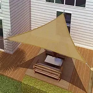 DANCHEL Sun Shade Sail Triangle HDPE fabric for garden for campping for sun shielding awning, 3m 4m 5m 6m 3.6m for choice
DANCHEL Sun Shade Sail Triangle HDPE fabric for garden for campping for sun shielding awning, 3m 4m 5m 6m 3.6m for choice