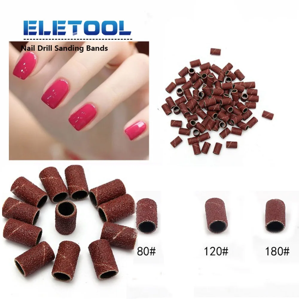 100Pcs Sandpaper Shank Rotary Tools Drum Sanding Kit 80# 120# 180# Nail Drill Bits Abrasive Tools Dremel Accessories XF30
100Pcs Sandpaper Shank Rotary Tools Drum Sanding Kit 80# 120# 180# Nail Drill Bits Abrasive Tools Dremel Accessories XF30