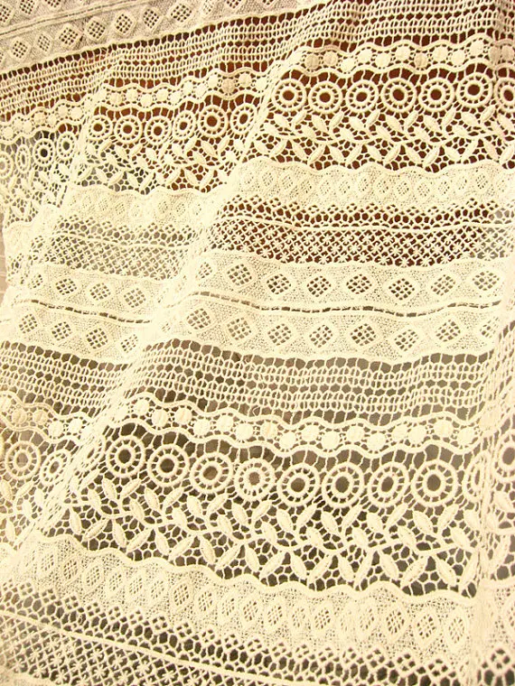 cream cotton Lace Fabric ivory lace fabric crocheted lace fabric antique lace fabric 5yards
cream cotton Lace Fabric ivory lace fabric crocheted lace fabric antique lace fabric 5yards