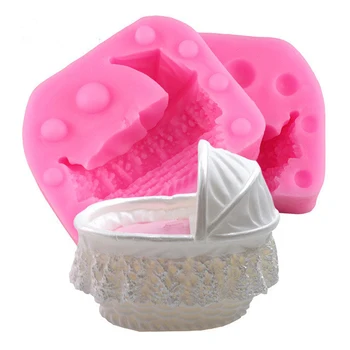 Baby Cradle Cake Mold Silicon Fondant Mold Candy Chocolate Silicone Molds DIY Summer Party Cake Decorating Tool 4.4*5.1*6.3cm
Baby Cradle Cake Mold Silicon Fondant Mold Candy Chocolate Silicone Molds DIY Summer Party Cake Decorating Tool 4.4*5.1*6.3cm