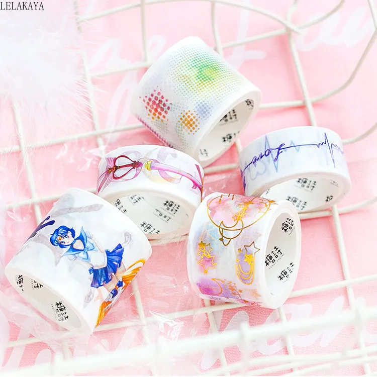 Sailor Moon Anime Action Figure Tsukino Usagi Printed Cartoon Paper Tape Stickers Creative Handbook DIY Decoration Cartoon Doll
Sailor Moon Anime Action Figure Tsukino Usagi Printed Cartoon Paper Tape Stickers Creative Handbook DIY Decoration Cartoon Doll