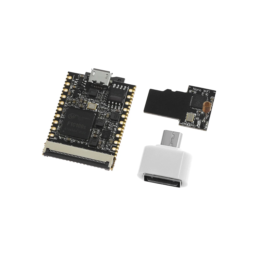 Sipeed Lichee Pi NanoFW(16M) Cross-Border Core Board ARM 926EJS 32MB DDR with WIFI Module + TF WIFI Adapter Development Board
Sipeed Lichee Pi NanoFW(16M) Cross-Border Core Board ARM 926EJS 32MB DDR with WIFI Module + TF WIFI Adapter Development Board