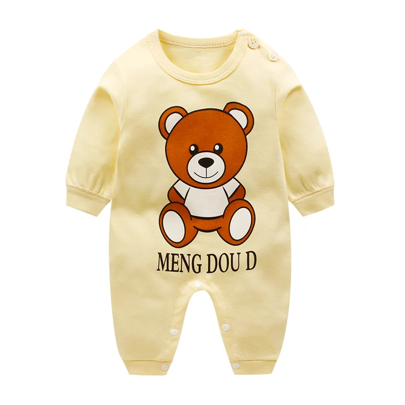 Newborn baby clothes 100% Cotton Long Sleeve Spring Autumn Baby Rompers Soft Infant Clothing toddler baby boy girl jumpsuits 9