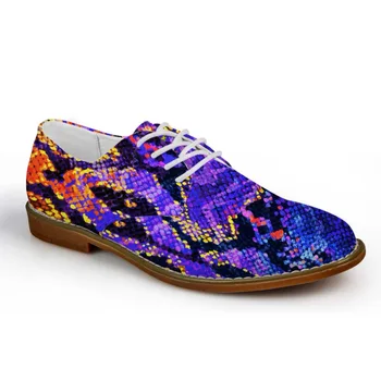 Noisydesigns Men Casual Business Dress Shoe Cold Snake skin pattern Print Boys Loafers Leisure PU Leather Lace Up Oxfords shoes
Noisydesigns Men Casual Business Dress Shoe Cold Snake skin pattern Print Boys Loafers Leisure PU Leather Lace Up Oxfords shoes