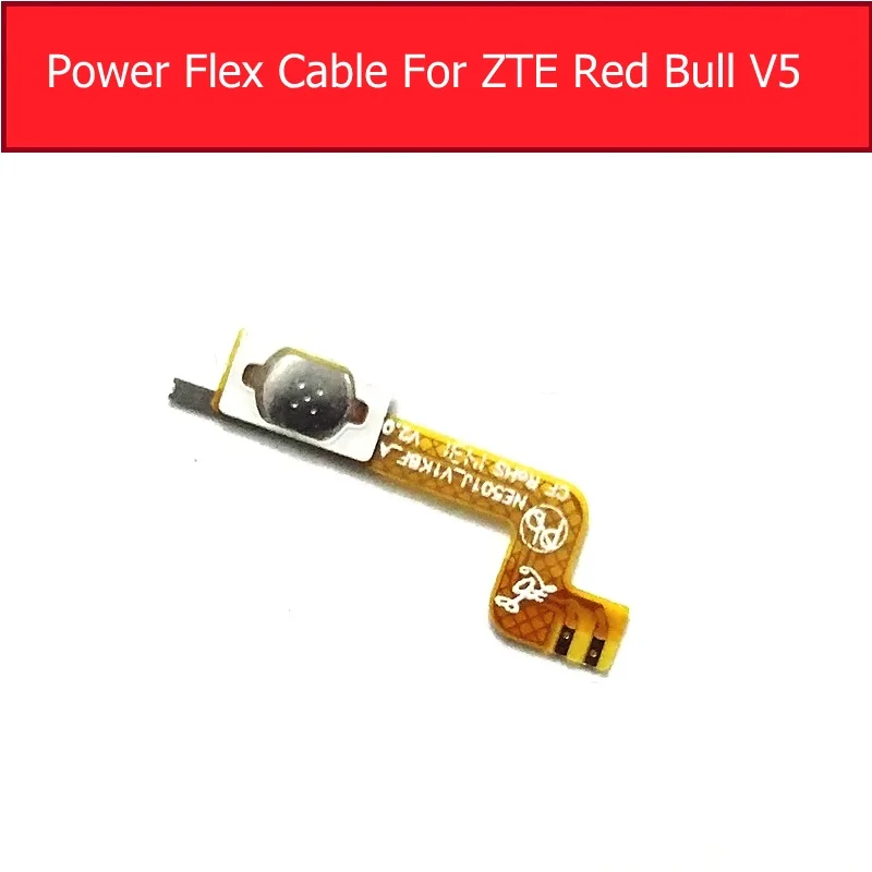 Оригинальный гибкий кабель громкости и питания для ZTE Red bull V5 5 0 дюймов U9180 4G N9180 V9180