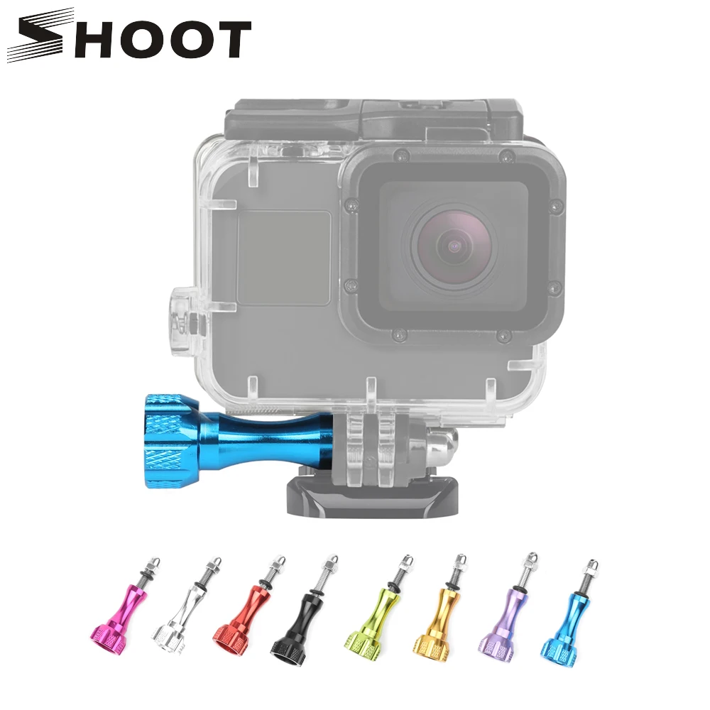 SHOOT Aluminum Alloy Thumb Knob Nut Screw For GoPro Hero 7 5 6 4 SJCAM SJ7 Xiaomi Yi 4K Eken h9 Go Pro Mount for GoPro Accessory
SHOOT Aluminum Alloy Thumb Knob Nut Screw For GoPro Hero 7 5 6 4 SJCAM SJ7 Xiaomi Yi 4K Eken h9 Go Pro Mount for GoPro Accessory