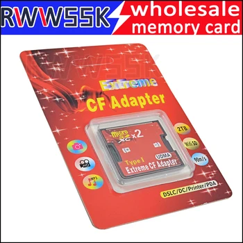 Original retail package Dual Slot Micro SD SDHC SDXC TF to CF Adapter MicroSD to Extreme Compact Flash Type I Card up to 256GB
Original retail package Dual Slot Micro SD SDHC SDXC TF to CF Adapter MicroSD to Extreme Compact Flash Type I Card up to 256GB