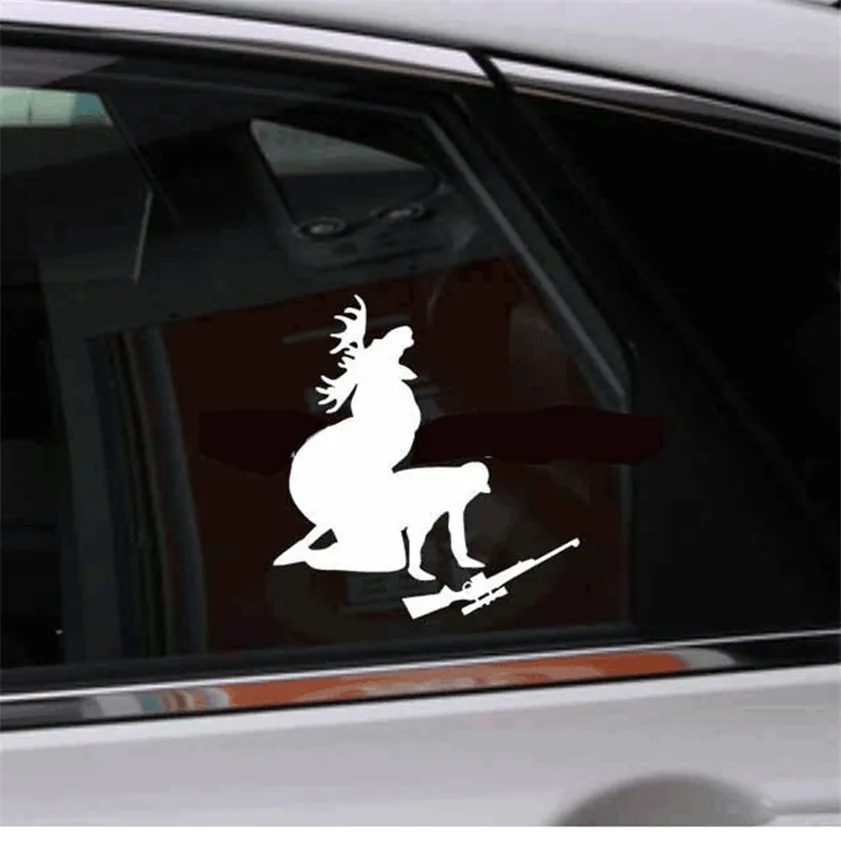 

Car-styling accessories Personalized Bumper Stickers Like Ya Like My Meat Now Funny Moose Hunting Hunter