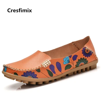Cresfimix women fashion comfortable floral printed slip on flat shoes lady casual real genuine leather loafers cool shoes c2123
Cresfimix women fashion comfortable floral printed slip on flat shoes lady casual real genuine leather loafers cool shoes c2123