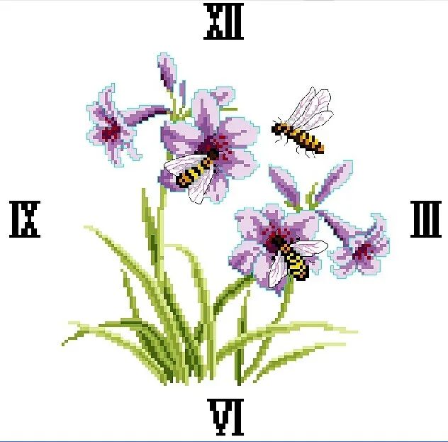 Embroidery Package Best Quality On Sale Cross Stitch Kits Unopen New Luxurious Bee Orchid Flower Has Clock Free shipping
Embroidery Package Best Quality On Sale Cross Stitch Kits Unopen New Luxurious Bee Orchid Flower Has Clock Free shipping