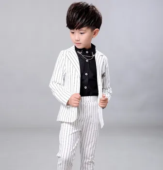 New Spring Autumn Striped Boys Blazer+Pant Boys Suits 2pcs for Wedding Gentleman Boys Dresses Suit Kids Clothing Sets
New Spring Autumn Striped Boys Blazer+Pant Boys Suits 2pcs for Wedding Gentleman Boys Dresses Suit Kids Clothing Sets
