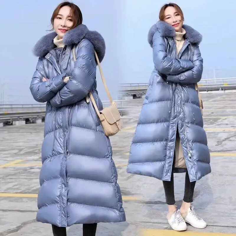 2019 New Winter Women Thick Warm Large Natural Fox Fur Long Coats Ladies White Duck Down Hooded Jackets Casual Loose Parkas C138
2019 New Winter Women Thick Warm Large Natural Fox Fur Long Coats Ladies White Duck Down Hooded Jackets Casual Loose Parkas C138
