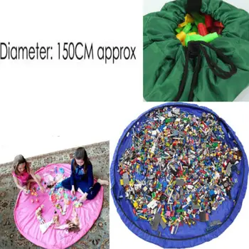 HOT Portable 150cm Kids Toy Storage Bag and Play Mat Lego Toys Organizer Bin Box
HOT Portable 150cm Kids Toy Storage Bag and Play Mat Lego Toys Organizer Bin Box