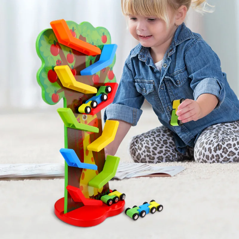 Children's wooden educational toys inertia speed 9-layer track fruit tree glider Creative building blocks for boys and girls M70
Children's wooden educational toys inertia speed 9-layer track fruit tree glider Creative building blocks for boys and girls M70