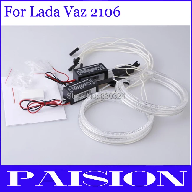 Car CCFL Angel Eyes Headlight for Lada Vaz 2106 with 4pcs CCFL Halo Rings and 2pcs CCFL Inverters
Car CCFL Angel Eyes Headlight for Lada Vaz 2106 with 4pcs CCFL Halo Rings and 2pcs CCFL Inverters