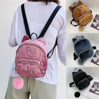 Mini backpack women 2019 Fashion Casual Printed Velour Hairball Students Backpack Bag Women mochilas mujer 2019
Mini backpack women 2019 Fashion Casual Printed Velour Hairball Students Backpack Bag Women mochilas mujer 2019
