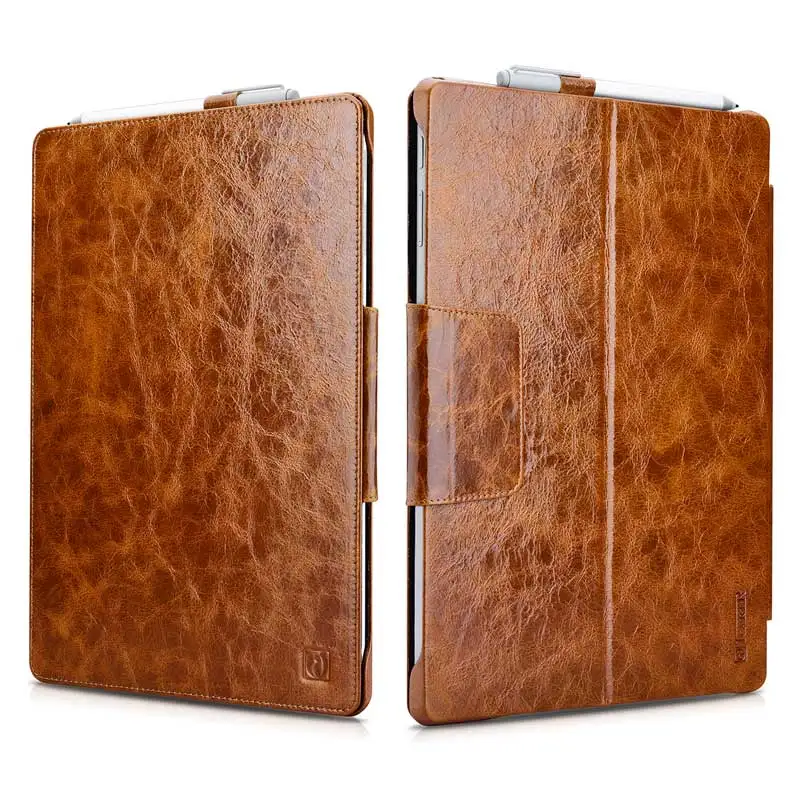 icarer for Microsoft Surface Pro 4 5 6 Case Genuine Leather Flip Tablet Oil Wax Retro Business Case Folio Stand Sleeve Bag
icarer for Microsoft Surface Pro 4 5 6 Case Genuine Leather Flip Tablet Oil Wax Retro Business Case Folio Stand Sleeve Bag