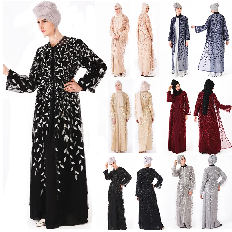 Summer Sequin Kaftan Abaya Turkey Islam Dubai Cardigan Hijab Muslim Dress Abayas For Women Jilbab Caftan Ramadan Elbise Clothing
Summer Sequin Kaftan Abaya Turkey Islam Dubai Cardigan Hijab Muslim Dress Abayas For Women Jilbab Caftan Ramadan Elbise Clothing