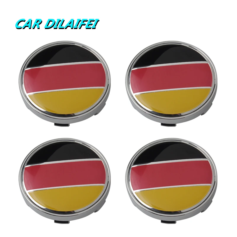 20pcs/lot 60mm German Flag Alloy Car Wheel Center Hub Caps Sticker Emblem for Bmw | Автомобили и мотоциклы