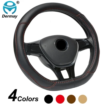 DERMAY D Shape Microfiber Leather Car Steering Wheel Cover Four Seasons Slams Sterring Wheel Hubs For VW GOLF 7 2015 POLO JETTA
DERMAY D Shape Microfiber Leather Car Steering Wheel Cover Four Seasons Slams Sterring Wheel Hubs For VW GOLF 7 2015 POLO JETTA