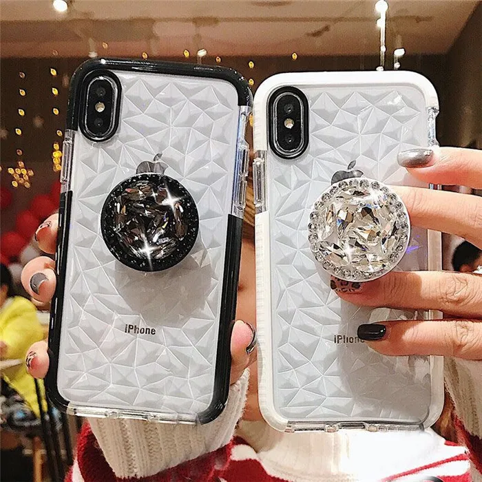 CZ diamond holder Stand cell TPU phone case For iPhone 11 PRO MAX 6S 7 8Plus X XR XS Max For Samsung S8 S9 S10 Plus Note10 Plus
CZ diamond holder Stand cell TPU phone case For iPhone 11 PRO MAX 6S 7 8Plus X XR XS Max For Samsung S8 S9 S10 Plus Note10 Plus