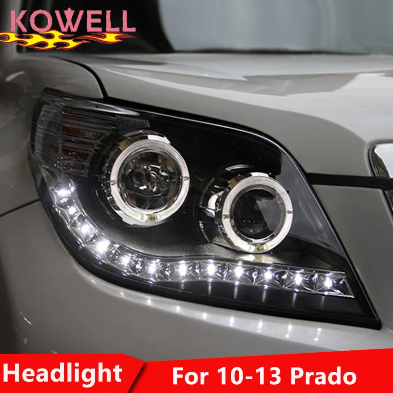 KOWELL Car Styling for 2010 2011-2013 Prado Headlights Prado LED Headlight DRL Lens Double Beam H7 HID Xenon Car Accessories
KOWELL Car Styling for 2010 2011-2013 Prado Headlights Prado LED Headlight DRL Lens Double Beam H7 HID Xenon Car Accessories