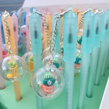 1X Cute Cactus love Crystal Ball Pendant Gel Pen Rollerball Pen School Office Supply Student Stationery 0.5mm Black Ink
1X Cute Cactus love Crystal Ball Pendant Gel Pen Rollerball Pen School Office Supply Student Stationery 0.5mm Black Ink