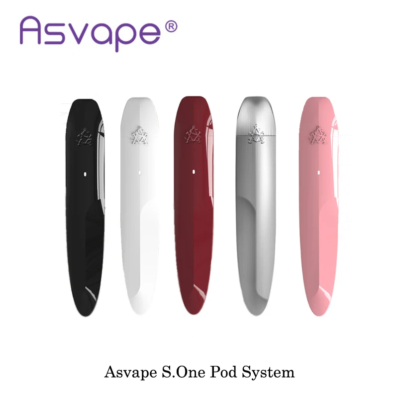 Electronic Cigarette Asvape S.One Pod System Kit Built-in 330mAh 1.2ml Capacity With Ni-80 Heating Wire Fashion Vape Vaporizer
Electronic Cigarette Asvape S.One Pod System Kit Built-in 330mAh 1.2ml Capacity With Ni-80 Heating Wire Fashion Vape Vaporizer