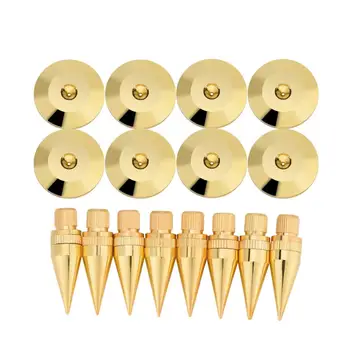 VBESTLIFE 8 Pairs 6 x 36MM Copper Speaker Spike Isolation Stand + Base Pad Feet Mat
VBESTLIFE 8 Pairs 6 x 36MM Copper Speaker Spike Isolation Stand + Base Pad Feet Mat