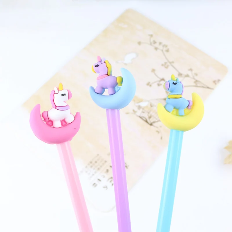 1Pc Cute Moon Pens Creative Unicorn Gel Pens Novelty Neutral Pens For Kids Girls Gifts Korean Stationery School Writing Supplies
1Pc Cute Moon Pens Creative Unicorn Gel Pens Novelty Neutral Pens For Kids Girls Gifts Korean Stationery School Writing Supplies