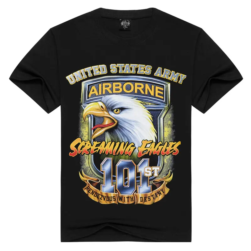 Summer T-shirt Men 101 Airborne Military Style SWAT Combat 3D Print T-shirt Clothes Casual Cotton Hip Hop Short Sleeve Tees Tops
Summer T-shirt Men 101 Airborne Military Style SWAT Combat 3D Print T-shirt Clothes Casual Cotton Hip Hop Short Sleeve Tees Tops