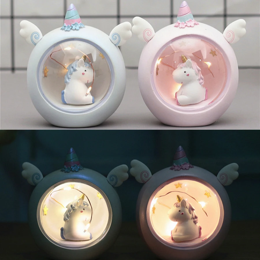 Resin LED Night Lights unicorn Bedside Night Lamp veilleuse led Bedroom Decor bebe glow Night Lamp Baby Kids nachtlampje lampada
Resin LED Night Lights unicorn Bedside Night Lamp veilleuse led Bedroom Decor bebe glow Night Lamp Baby Kids nachtlampje lampada