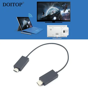 DOITOP Laptop/Tablet/Smartphone to HDMI HD TV For Microsoft Wireless Display Adapter Wireless Audio/Video Extender Cable Share