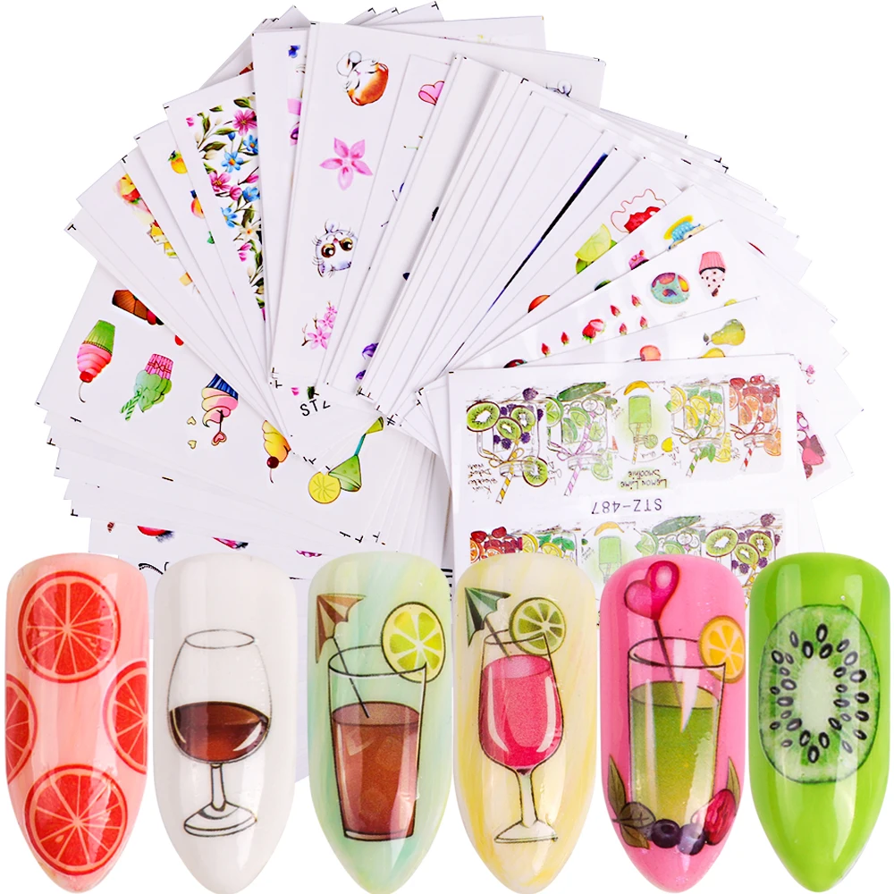 1 Set Nail Art Stickers Transfer Foil Sliders For Nails Flower Fruit Cartoon Design Nail Wraps Decor Manicure Set LASTZ455-512-1
1 Set Nail Art Stickers Transfer Foil Sliders For Nails Flower Fruit Cartoon Design Nail Wraps Decor Manicure Set LASTZ455-512-1