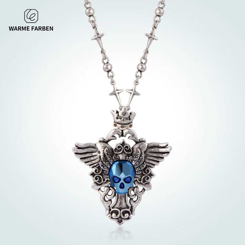 New Arrival Crystal from Swarovski Pandent Necklaces Punk Style Skeleton Circle Male's Necklace Party Fine Jewelry Gift for Boy
New Arrival Crystal from Swarovski Pandent Necklaces Punk Style Skeleton Circle Male's Necklace Party Fine Jewelry Gift for Boy