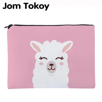 Jom Tokoy Printing Pink alpaca Necessaries for Travelling Organizer Makeup bag Women Square cosmetic bag with Zipper
Jom Tokoy Printing Pink alpaca Necessaries for Travelling Organizer Makeup bag Women Square cosmetic bag with Zipper