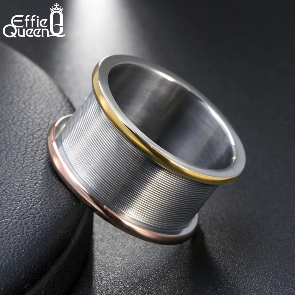 Effie Queen High Quality Stainless Steel Unisex Ring For Women Men Silver/Gold-color Big Round Rings Jewelry Gift DGTR70
Effie Queen High Quality Stainless Steel Unisex Ring For Women Men Silver/Gold-color Big Round Rings Jewelry Gift DGTR70