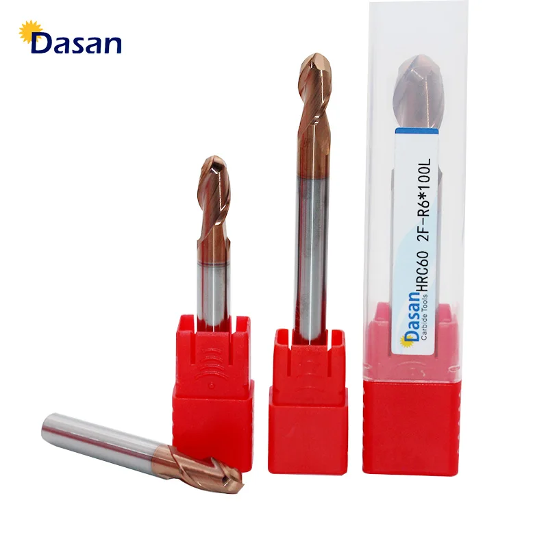 1pcs Ball Nose End Mills HRC60 1mm 2mm 3mm 4mm 5mm 6mm Milling Machining Tungsten Carbide Steel Mill Cutter TOOL for Metal
1pcs Ball Nose End Mills HRC60 1mm 2mm 3mm 4mm 5mm 6mm Milling Machining Tungsten Carbide Steel Mill Cutter TOOL for Metal