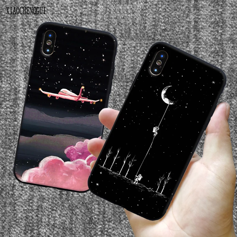 Matte Case For iPhone 7 6s 8 Plus XS Max Xr Cover Soft silicone Starry Night Case For iPhone SE 5s 5 X Phone Covers Capinhas
Matte Case For iPhone 7 6s 8 Plus XS Max Xr Cover Soft silicone Starry Night Case For iPhone SE 5s 5 X Phone Covers Capinhas