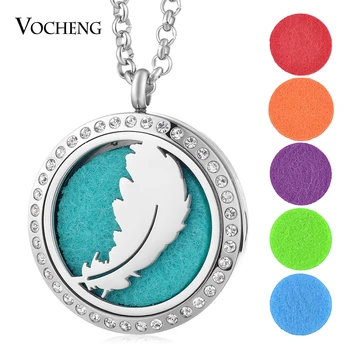 10pcs/lot 316L Stainless Steel Diffuser Perfume Locket Pendant Necklace Feather Crystal Magnetic with Oil Pads VA-276*10
10pcs/lot 316L Stainless Steel Diffuser Perfume Locket Pendant Necklace Feather Crystal Magnetic with Oil Pads VA-276*10