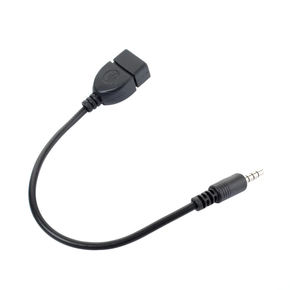 3.5mm Male Audio AUX Jack to USB 2.0 Type A Female OTG Converter Adapter Cable free shipping
3.5mm Male Audio AUX Jack to USB 2.0 Type A Female OTG Converter Adapter Cable free shipping