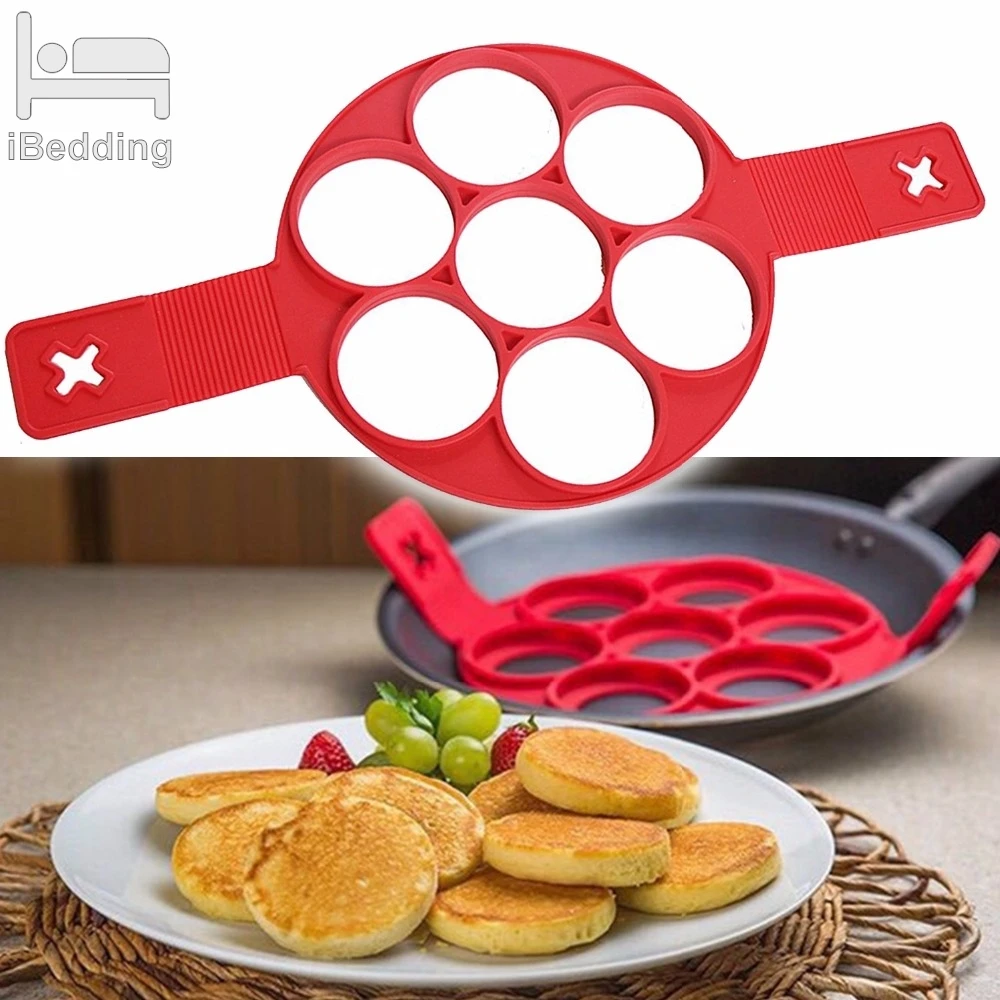 Non Stick Flippin' Fantastic Pancake Pan Flip Perfect Breakfast Maker Eggs Omelette Flipjack Tools 7 and 4 Grids Pancake Maker
Non Stick Flippin' Fantastic Pancake Pan Flip Perfect Breakfast Maker Eggs Omelette Flipjack Tools 7 and 4 Grids Pancake Maker