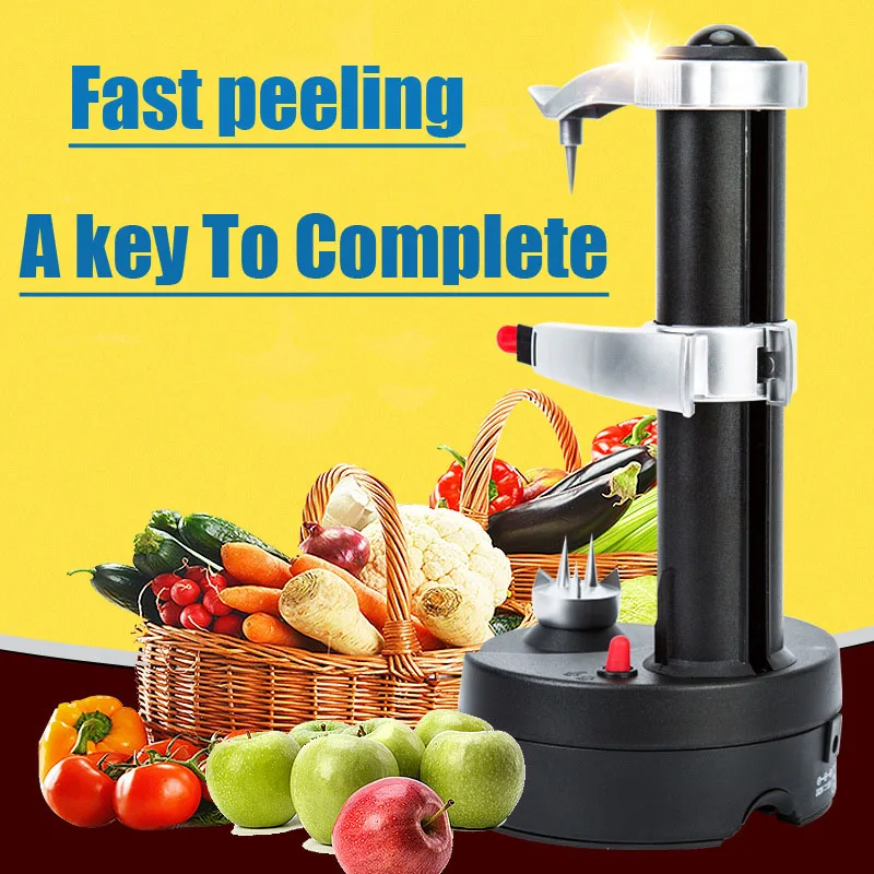 New Electric Fruit Peeler Stainless Steel Express Vegetable Potato Automatic Cutter Peeling Machine With Two Spare Blade
New Electric Fruit Peeler Stainless Steel Express Vegetable Potato Automatic Cutter Peeling Machine With Two Spare Blade