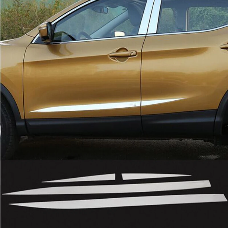 ACCESSORIES 4pcs FIT FOR NISSAN QASHQAI 2014 2015 2016 CHROME DOOR SIDE LINE GARNISH BODY MOLDING COVER STYLING PROTECTOR TRIM
ACCESSORIES 4pcs FIT FOR NISSAN QASHQAI 2014 2015 2016 CHROME DOOR SIDE LINE GARNISH BODY MOLDING COVER STYLING PROTECTOR TRIM